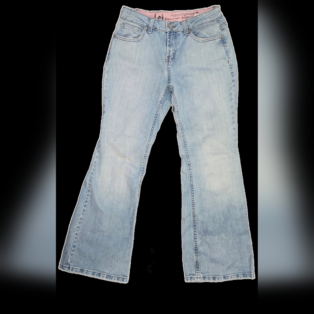 Size 7 Vintage LEI Light Blue Flare Women's Jeans